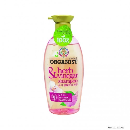 Dầu Gội Giấm Thảo Mộc Tự Nhiên Organist 500ml